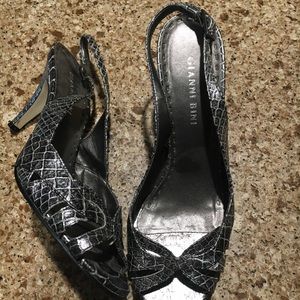 Gianni Bini silver heels